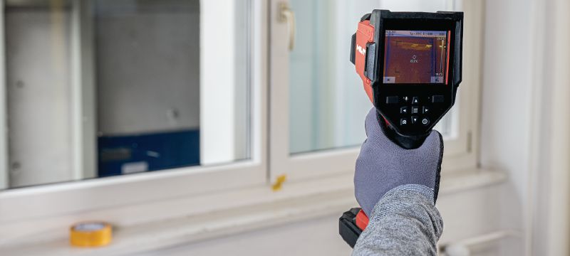 Toplotna kamera PT-C Infrardeča kamera za termovizijsko slikanje, za pregled električnih, mehanskih, cevnih in HVAC napeljav Vrste uporabe 1