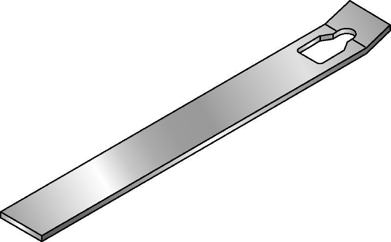 Razbremenitvena plošča MQT-S Galvanizirana razbremenitvena plošča za varnejše pritrjevanje spon MQT-G