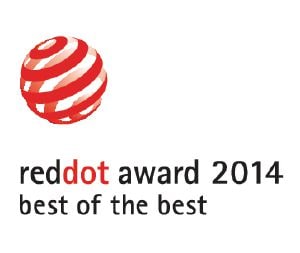                Izdelek je prejel oblikovalsko nagrado Reddot 