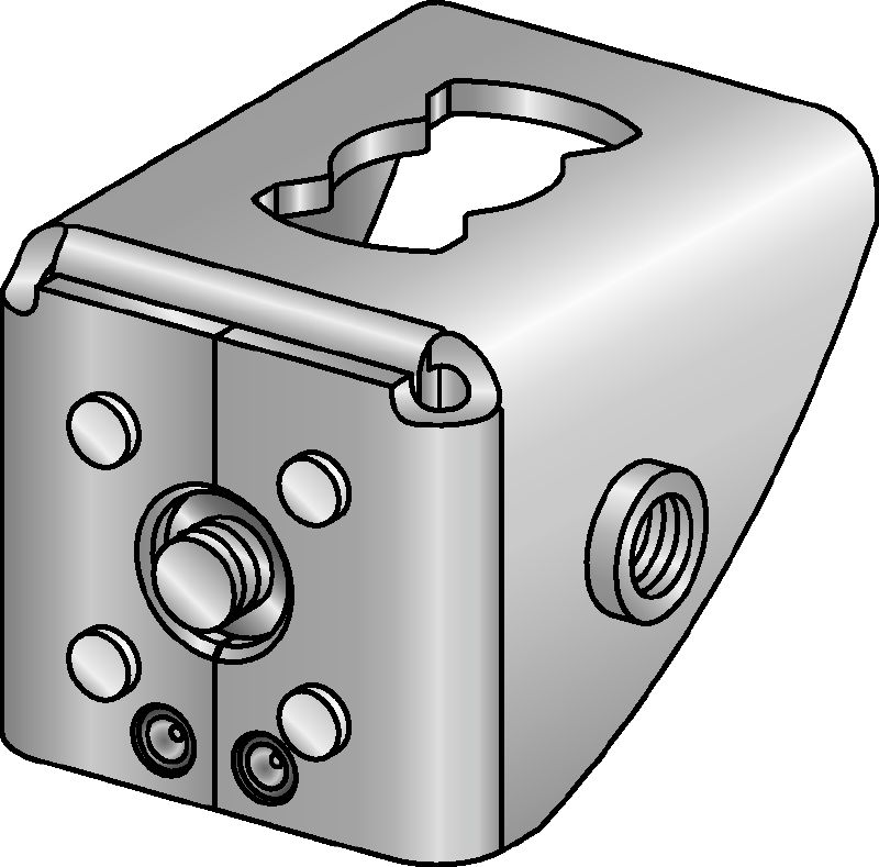 Spojniki MQ3D-F Vroče cinkani (HDG) elementi za sestavljanje 3D konstrukcij na delovišču