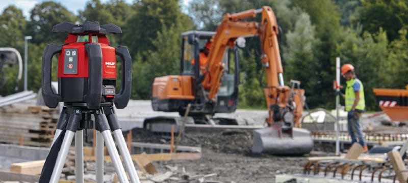 Nivelir z rotacijskim laserjem za notranjo uporabo PR 3-HVSG Notranji rotacijski laser z zelo vidnim zelenim snopom Vrste uporabe 1