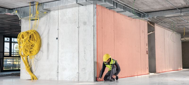 Laserski merilnik PD-I Robusten laserski merilnik s pametnimi funkcijami za merjenje in povezljivostjo Bluetooth za notranje aplikacije do 100 m Vrste uporabe 1