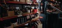 AI G125 Inventarni čitalnik Prehod za inventar skladišča, ki predstavlja celostno rešitev za sledenje in upravljanje sredstev v skladišču (Hilti ON!Track) Vrste uporabe 3